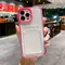 Belle mode trois-en-un paquet de cartes transparentes antichoc étui de téléphone portable pour