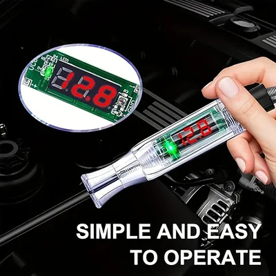 Kfz-LCD-Anzeige Stromkreis tester 3-48V DC Auto Elektro system Tester Auto Circuit Tester Fahrzeug diagnose tool