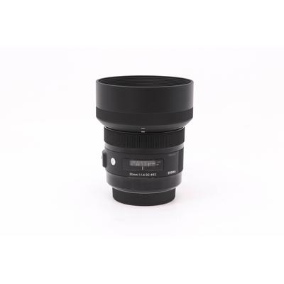 Used Sigma 30mm f/1.4 DC HSM ART - Sigma A Fit