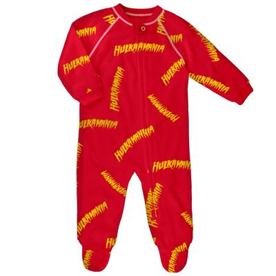 Hulk Hogan WWE Raglan Schlafanzug mit Reißverschluss - Baby Image