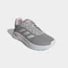 Walkingschuh ADIDAS SPORTSWEAR "CLOUDFOAM COMFY", Gr. 43, grau (grau two, cloud weiß, clear pink), Textil, Synthetik, sportlich, Schuhe