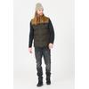 Steppweste WHISTLER "Jokub", Herren, Gr. M, braun, 100% Polyester, casual, normal, Westen, in wasserabweisender Qualität