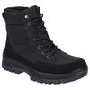Winterboots JOSEF SEIBEL "Alaska 50", Herren, Gr. 45, schwarz, Textil, Velourslederimitat, casual, Schuhe, Snowboots, Trekking Boots, Schnürstiefel mit Warmfutter