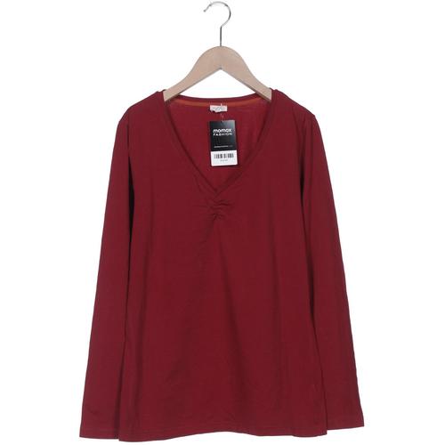 Grüne Erde Damen Langarmshirt, Gr. 42, bordeaux, Elasthan, Baumwolle