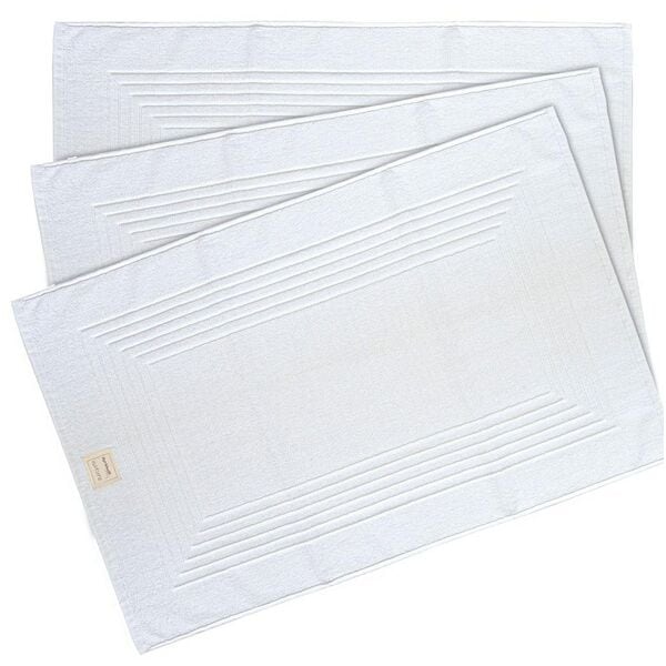 dyckhoff 3er-Pack Badematte »Nature« 50 x 80 cm weiß, 50 cm Image