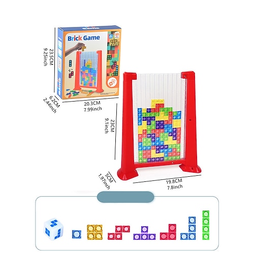 Kinderpuzzle DIY dreidimensionale Bausteine Desktop kleines Spiel Eltern-Kind interaktives Puzzle Spielzeug Weihnachten Halloween Geschenk Image