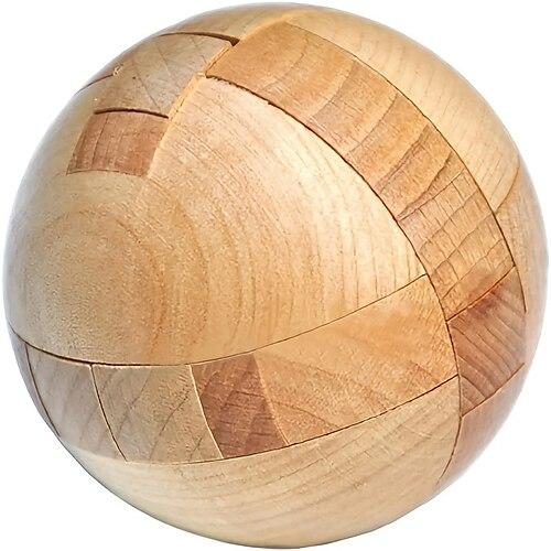 Holzpuzzle Zauberball Denksportaufgabe Spielzeug Intelligenzspiel Ballpuzzle Halloween Weihnachten Erntedankfest Geschenk