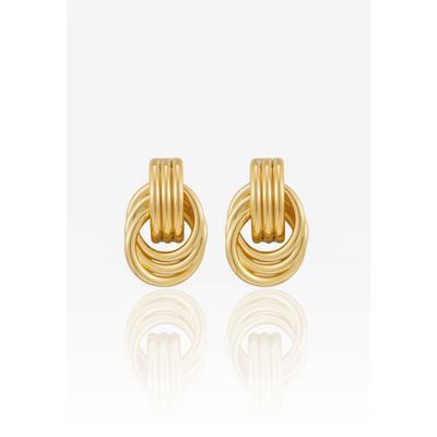 Plus Size Women's Sienna Earrings by RAD + RAE in Gold