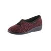 Hausschuh FISCHER, Damen, Gr. 39, rot, Textil, Basic, Schuhe
