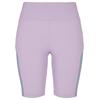 Radlerhose URBAN CLASSICS "Urban Classics Damen Ladies Color Block Cycle Shorts", Damen, Gr. 4XL, US-Größen, lila (lila, violablau), 80% Polyimid, 20% Elasthan, unifarben, skinny fit, Hosen