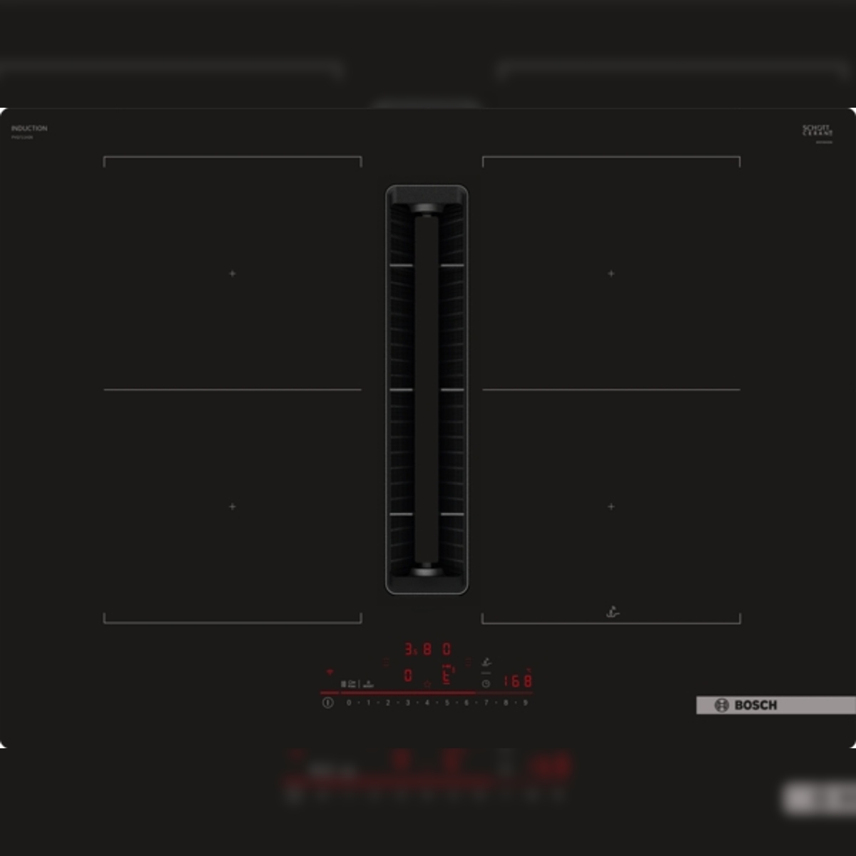 Bosch PVQ711HGA6 HEZ9VDSB4 + PVQ711H26E, Kochfeld mit Dunstabzug (Induktion), Flachkanal Image