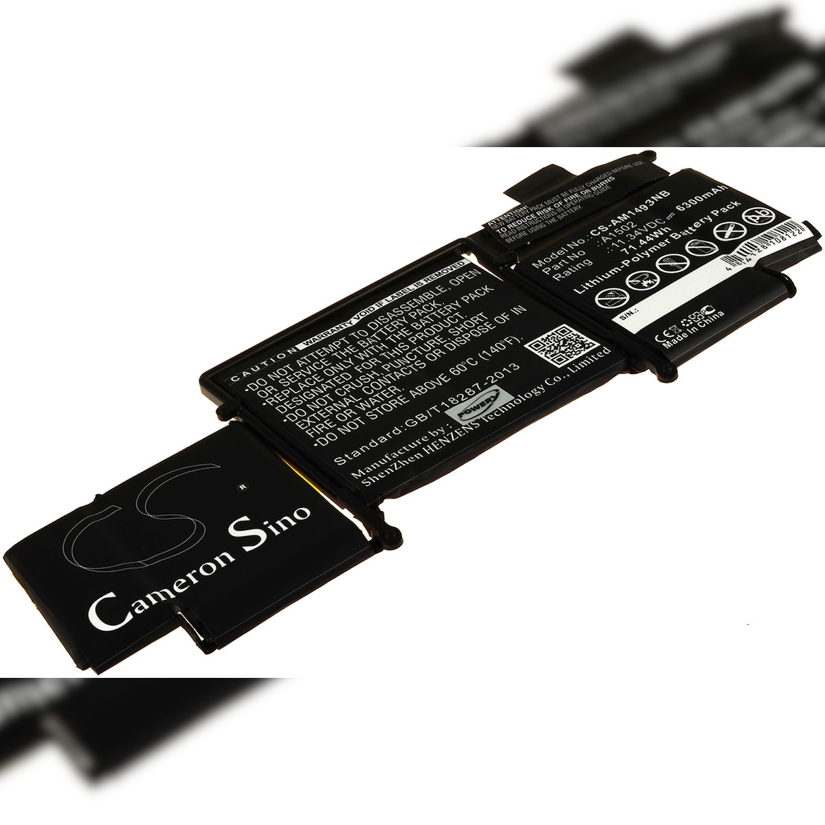 Powery Akku für Laptop Apple MacBook Pro Core i5 2.4 13` / MacBook Pro Core i7 2.8 13` / Typ A1493 / A1502 Image