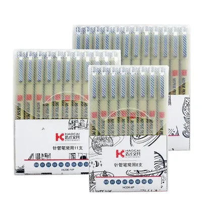 Pigment Liner Micron Pen Set Neelde Zeichenstifte Los 005 01 02 03 04 05 08 1.0 Brush Art Markers Fineliner Skizzenstift