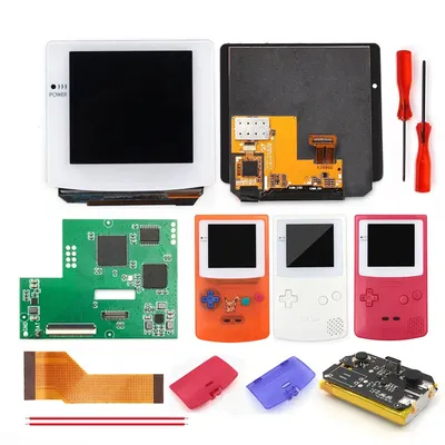HISPEEDIDO Weißer GBC-OLED-Bildschirm vom Typ C, laminierter Touch-AMOLED mit vorgeschnittenem Image
