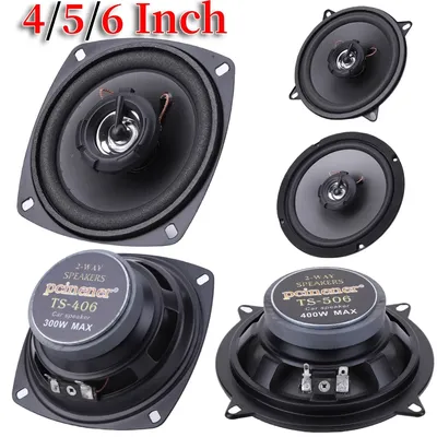 4/5/6 Zoll Autolautsprecher 600 W 2-Wege-Fahrzeugtür Auto Audio Musik Stereo Subwoofer Kfz-Lautsprecher mit voller Frequenz