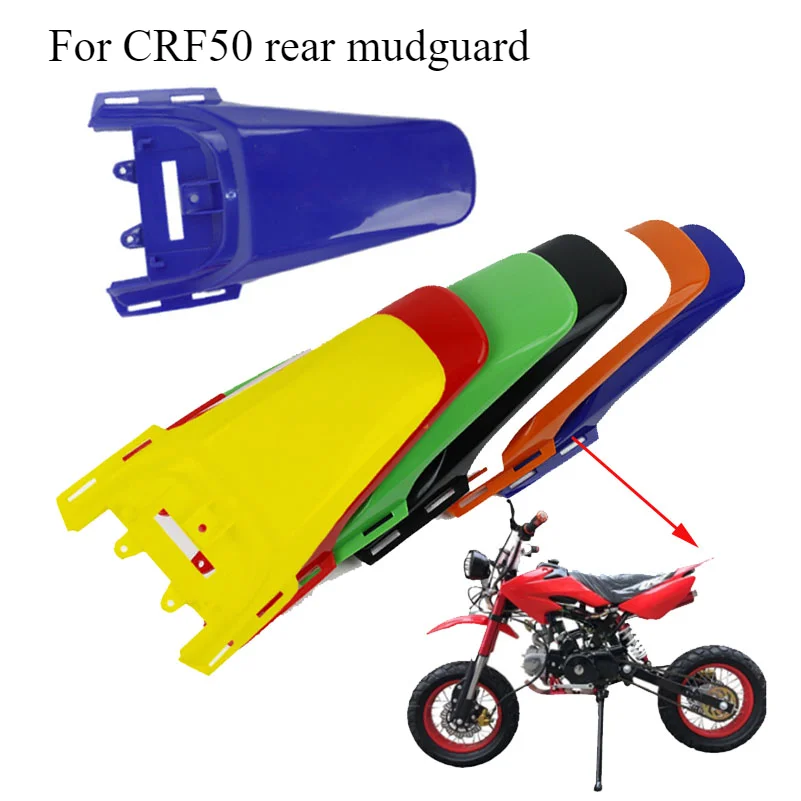 Bunte Hinterrad Kotflügel Motorrad Kunststoff Kotflügel Heck klappe für Kayo Crf 50 dhz SSR Pit Dirt Bike Image