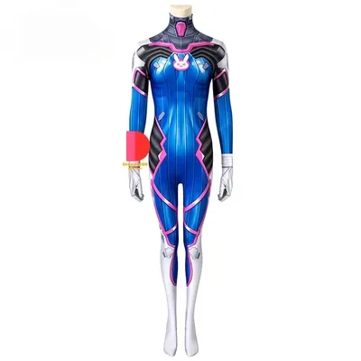 Overwatch Spiel Cosplay Dva Neue Ankunft Kostüm Overalls für Frauen Erwachsene Cos Uniform Halloween Party Kleidung Comic Con Kostüm Image