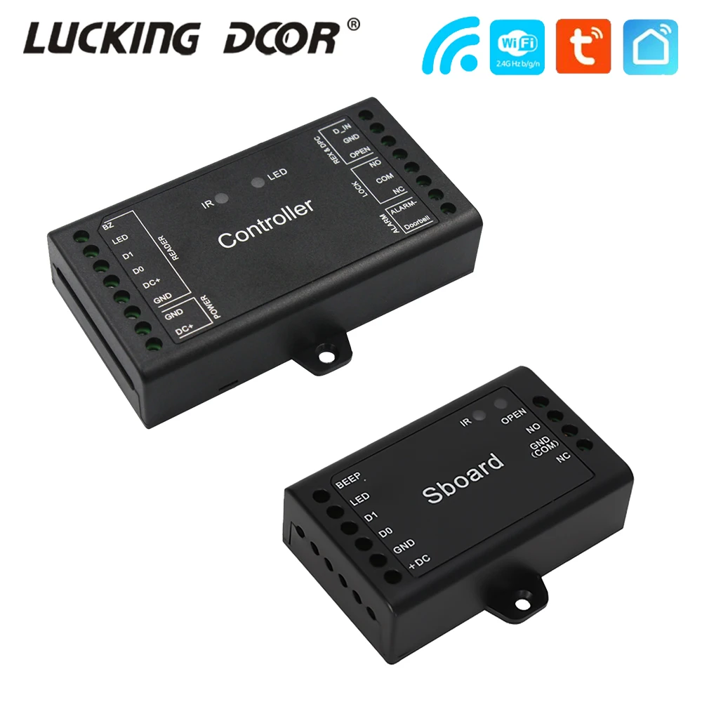 4G 5G WiFi Tuya App Sboard Mini Einzeltür Fernbedienung Access Control Board Panel Wiegand 26 44 Bits Eingang neu in Controller Image