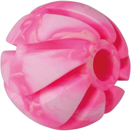 Hundespielball ( Pink ) Ø7cm, 1er Pack Spielball (100% tpe) Snackball, Zahnpflege, Hundespielzeug