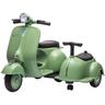 Sweeek - Elektro-Scooter für Kinder Vespa 12V, 1 Sitzplatz mit Beiwagen