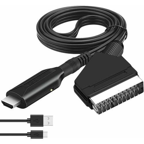 Scart-zu-HDMI-Konverter für HDTV/DVD/Set-Top-Box/PS3/PAL/NTSC – Starlight Audio-Video-Adapter