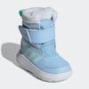 Winterstiefel ADIDAS SPORTSWEAR "WINTERPLAY KIDS STIEFEL", Damen, Gr. 22, blau (glow blau, blau spark metallic, clear mint), Synthetik, Textil, sportlich, Schuhe, Snowboots, Winterboots, Winterschuhe, für Kinder