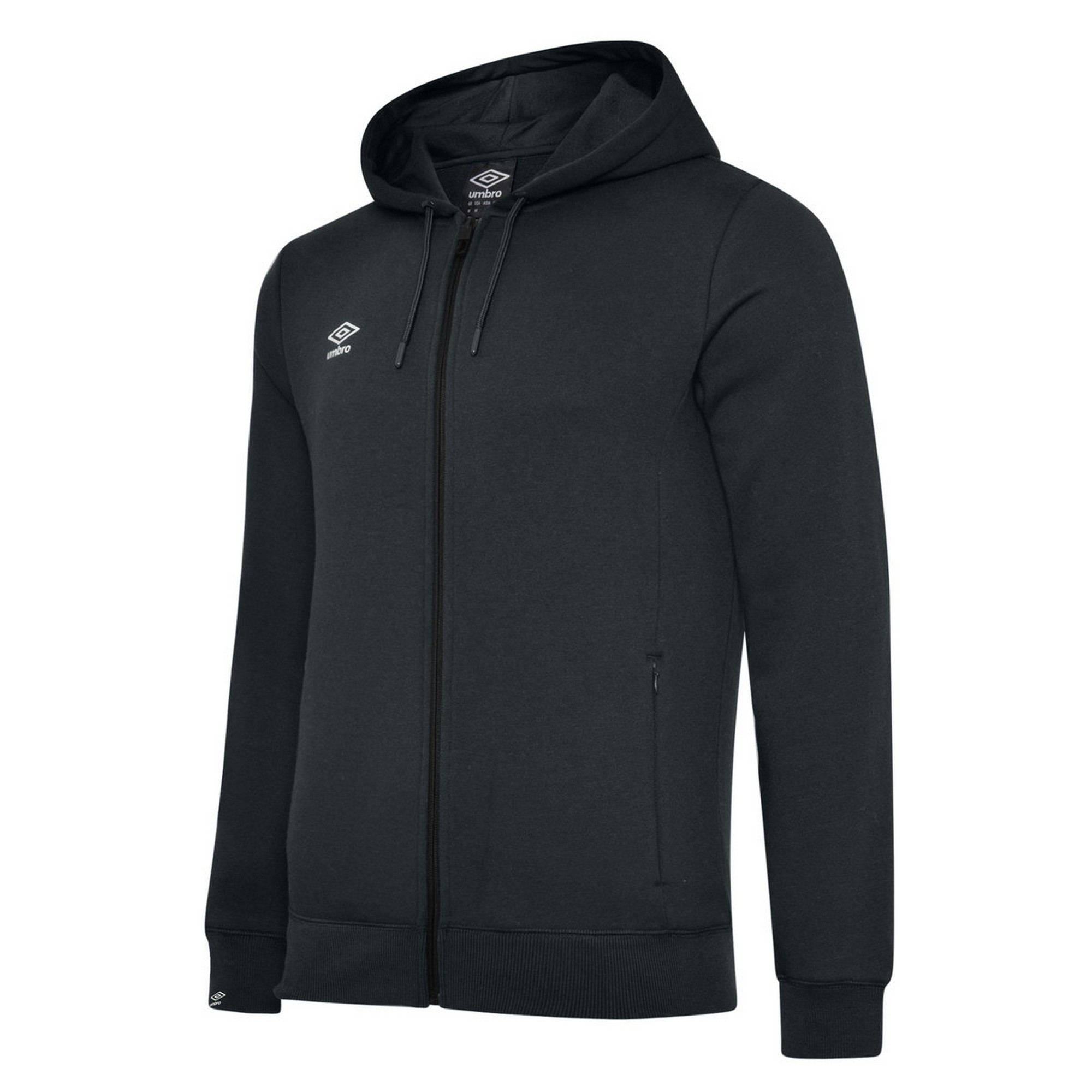 Umbro - "Club Leisure" Kapuzenpullover für Herren (Schwarz/Weiß) Image