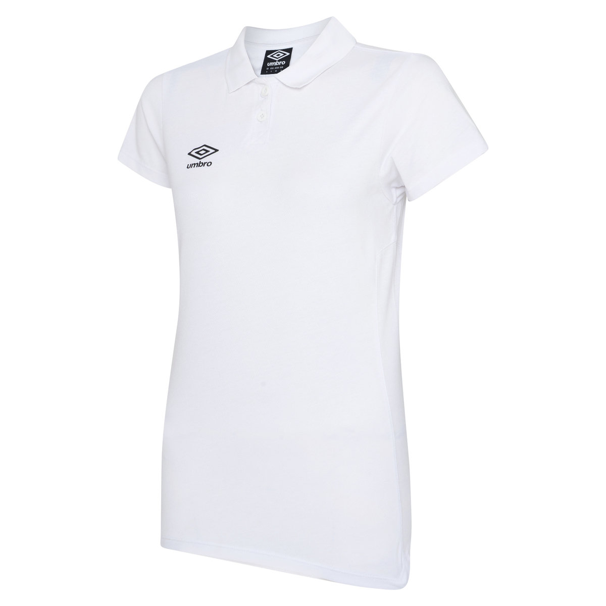 Umbro Damen/Damen Club Essential Poloshirt (Weiß/Schwarz) Image
