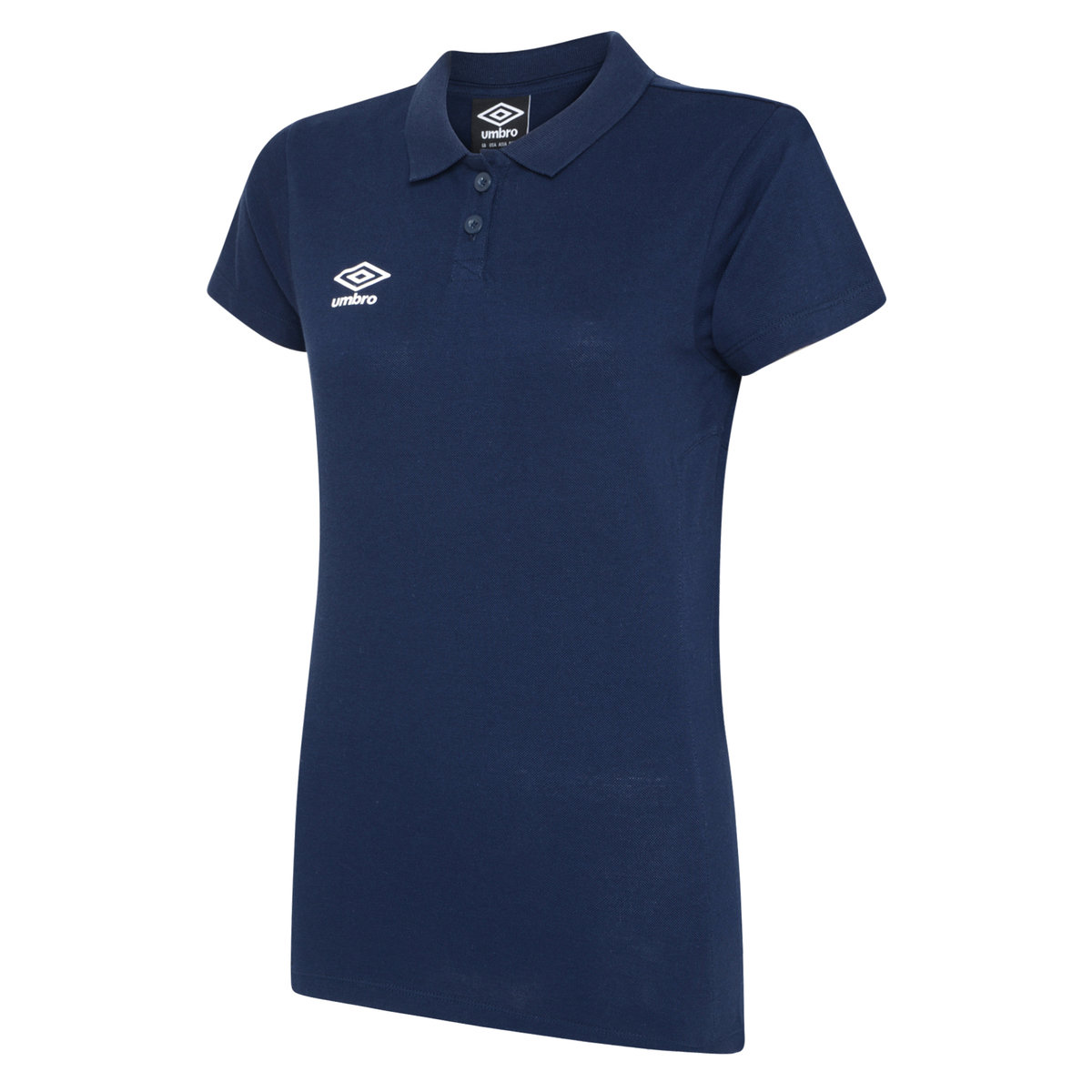 Umbro Damen/Damen Club Essential Poloshirt (Dunkelmarineblau/Weiß) Image