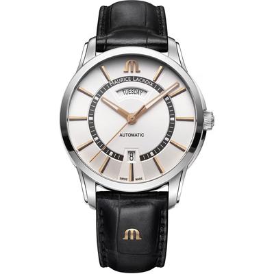 Maurice Lacroix Pontos Schwarz Herren Armbanduhr PT6358-SS001-230-2