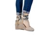 Espadrille-Sandalen aus Leder