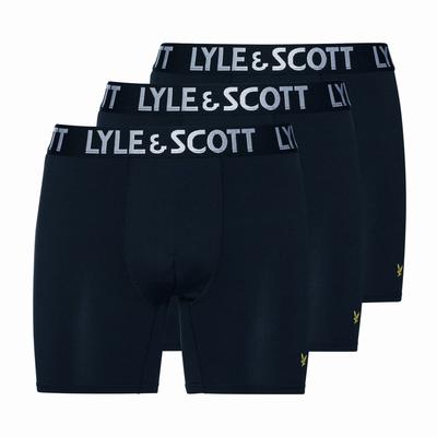 Elton 3-Pack Boxers von Lyle & Scott in der farbe Blau und in größe M. Image