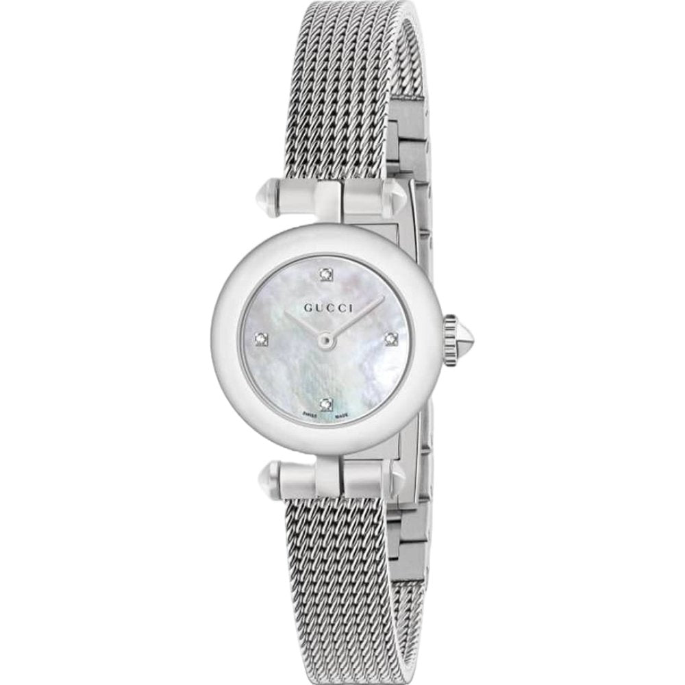Gucci YA141512 Perlmutt Diamond Dot Dial Damenuhr Image