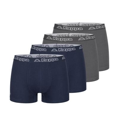 Kappa 4er Set Boxershorts in Blau/Anthrazit Image