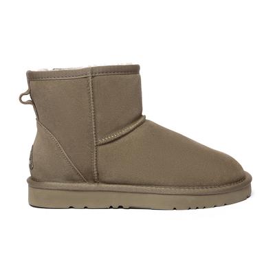 EVER AU Damen Leder Kurzstiefel - Ostrich