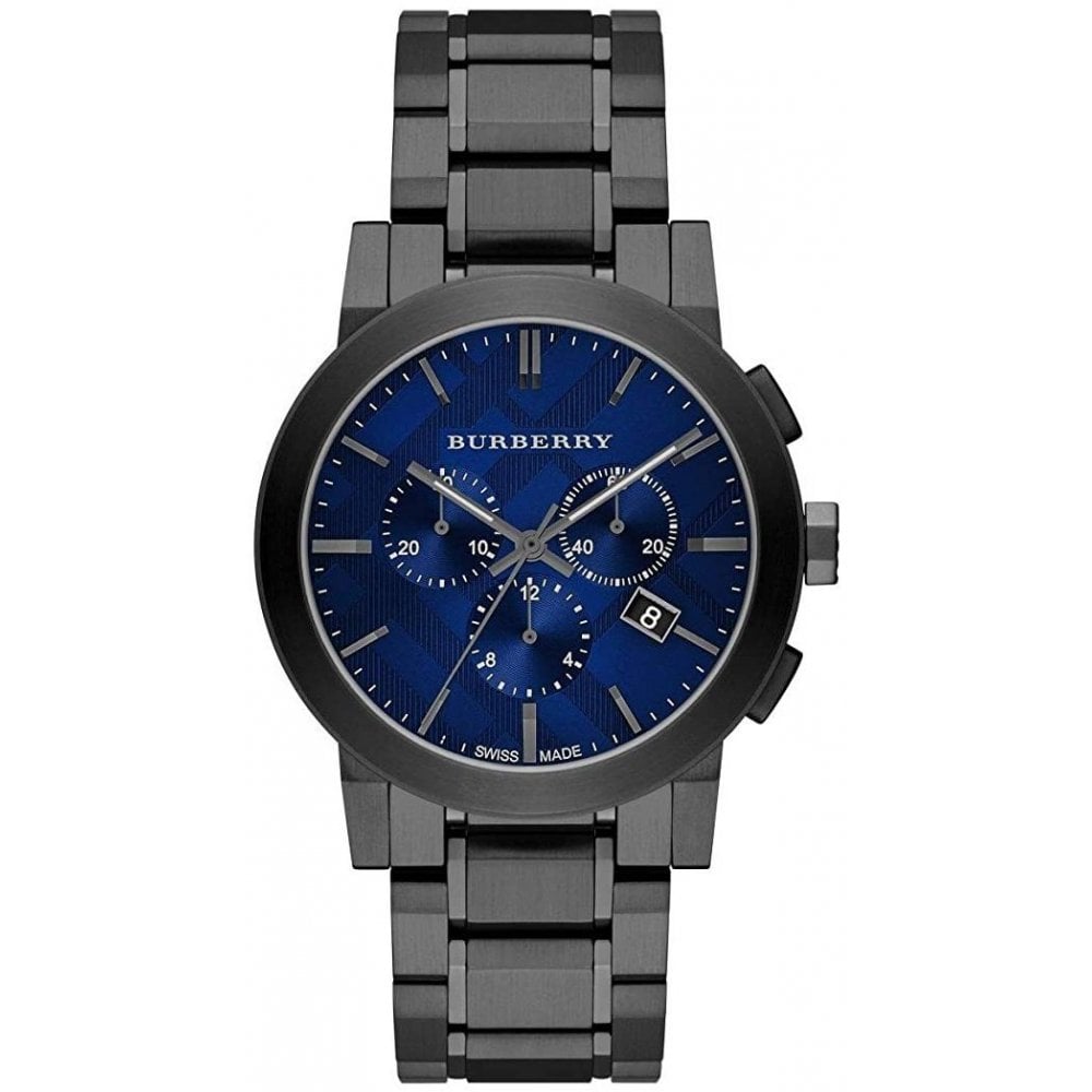 Burberry BU9365 Chronograph The City Gun Metal Herrenuhr Image
