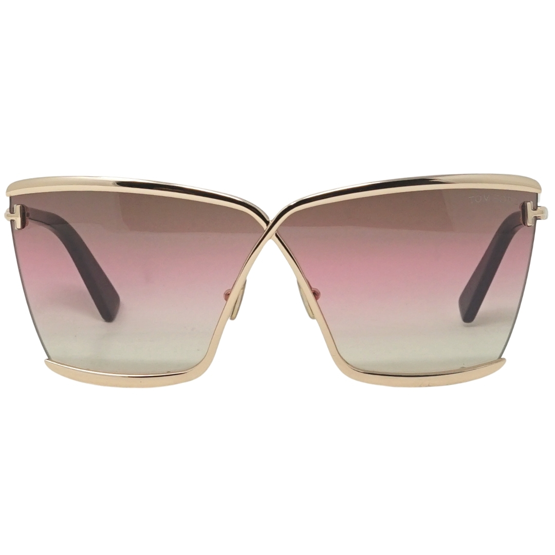 Tom Ford Elle FT0936 28F Sonnenbrille in glänzendem Roségold Image