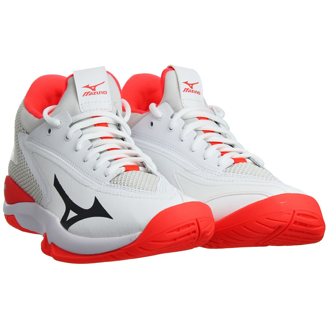 Mizuno Wave Impulse AC Damen Weiße Tennisschuhe