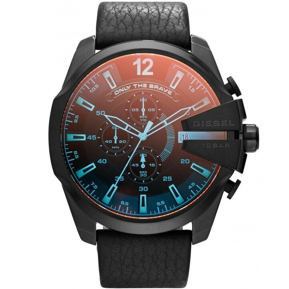 Diesel DZ4323 Mega Chief Chronograph Schwarzes Zifferblatt Herrenuhr Image