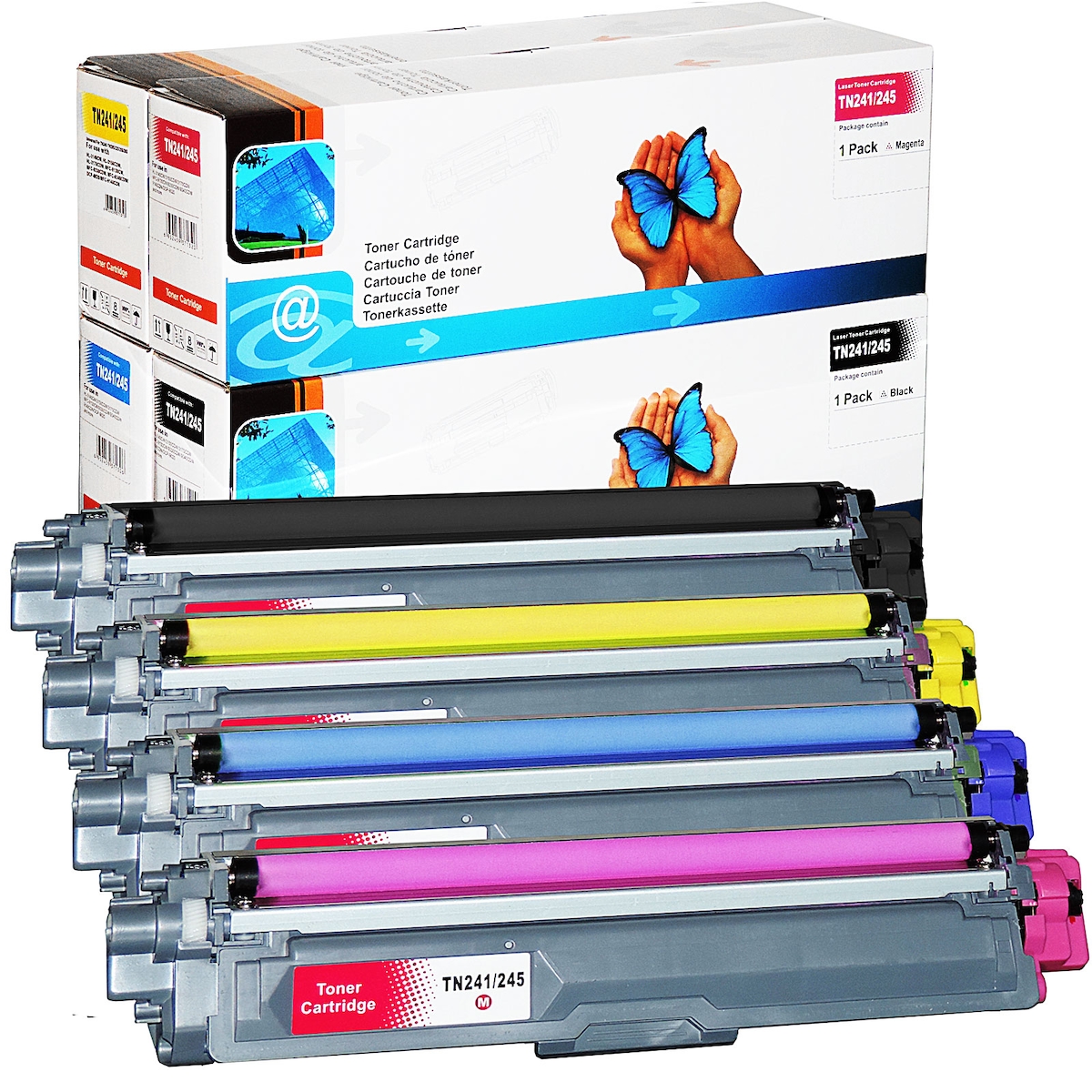 Gigao Toner kompatibel Brother MFC-L8690CDW TN-421 Toner-Set CMYK (4er Pack)