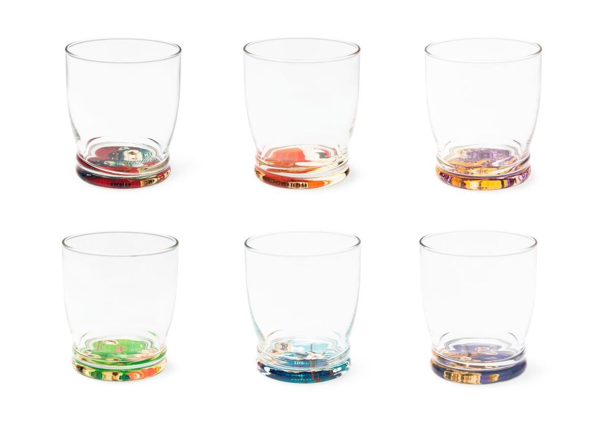 Excelsa 6er-Set Gläser Fuji aus Glas 34 cl mehrfarbig Image