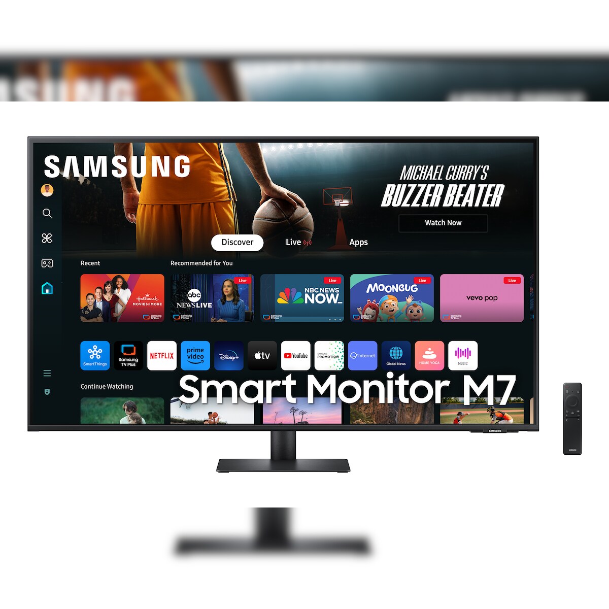 Samsung 43" Smart Monitor M7 M70D UHD Image