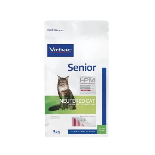 3kg Virbac Veterinary HPM Senior Neutered Cat Katzenfutter trocken