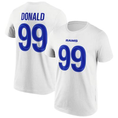 Los Angeles Rams Road Name & Number T-Shirt - Aaron Donald - Herren Image