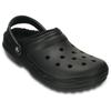 Hausschuh CROCS "Classic Lined Clog", Herren, Gr. 38, schwarz (schwarz, uni), Croslite, casual, Schuhe, Gartenclog, Schlappen, Clog, mit kuscheligem Fellimitat
