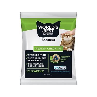 World's Best Boosters Health Check-In Cat Litter Additive, .42-oz bag