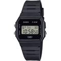 Chronograph, schwarz, CASIO TIMELESS COLLECTION, Armbanduhren, Damen, Quarzuhr, Armbanduhr, Damenuhr, Herrenuhr, Digitaluhr, Resinarmband