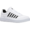 Sneaker K-SWISS "Court Chasseur", Gr. 43, schwarz-weiß (weiß, schwarz), Textil, Synthetik, sportlich, Schuhe