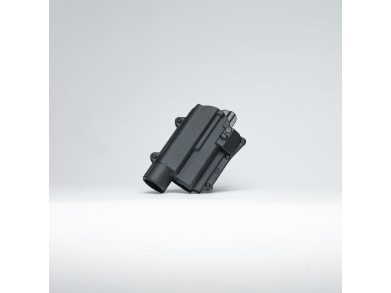 Alien Gear Holsters Paddle Rapid Force Polymer Level II w Axon OWB Paddle Holster Glock 19/19X/19 MOS/23 Gen 1-4/44/45/45 MOS Glock 17/17 MOS/22 Gen