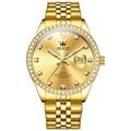 Montre à Quartz OLEVS pour Femmes et Hommes Mode Minimaliste Montre-bracelet Casual Lumineuse Calendrier Étanche Montre en Acier